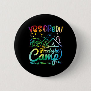 Vbs Crew Camp Firelight Vacation Bible School Camp 6 Cm Round Badge