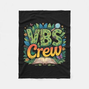 Vbs Crew Camp Youth 2025 Magnified Insects Adventu Fleece Blanket