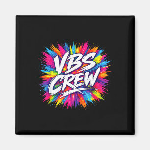 Vbs crew colourful splash vacation bible school vb magnet
