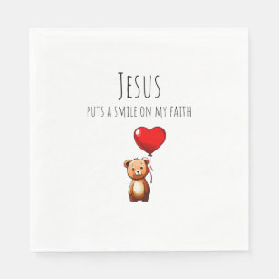 VBS Jesus puts a smile on my faith-napkins Napkin