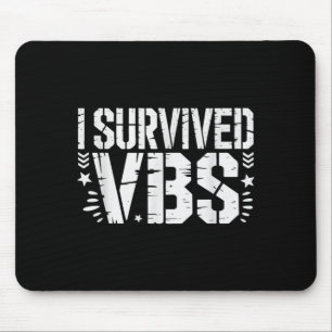 Vbs Survived Vacation Bible School Coffee Survivor Mouse Pad