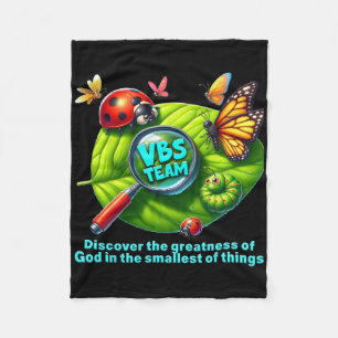 Vbs Team 2025 Magnified Smallest Insects Adventure Fleece Blanket