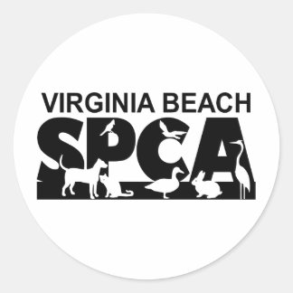 VBSPCA Logo Classic Round Sticker
