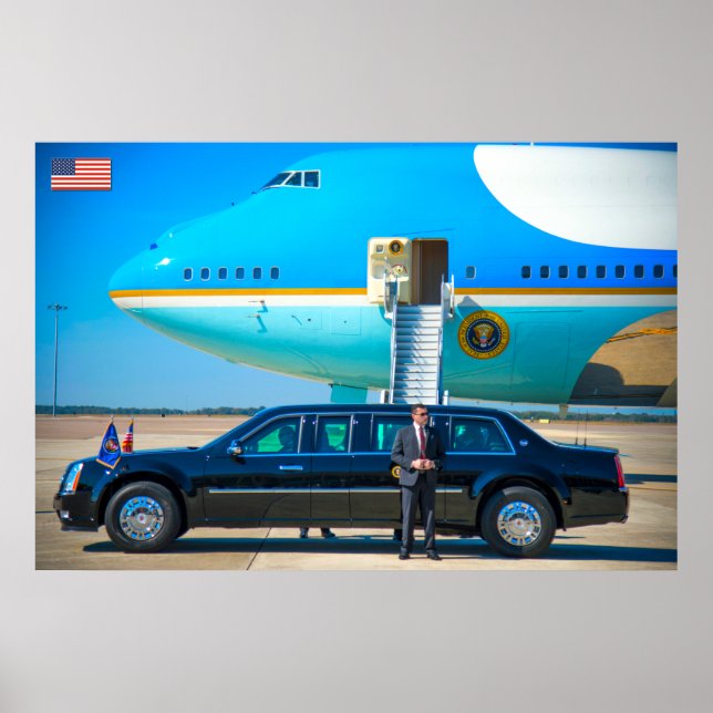 VC-25A (747-200B) and "THE BEAST" Poster (Front)