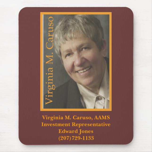 VC, Virginia M. Caruso, AAMSInvestment Represen... Mouse Pad (Front)