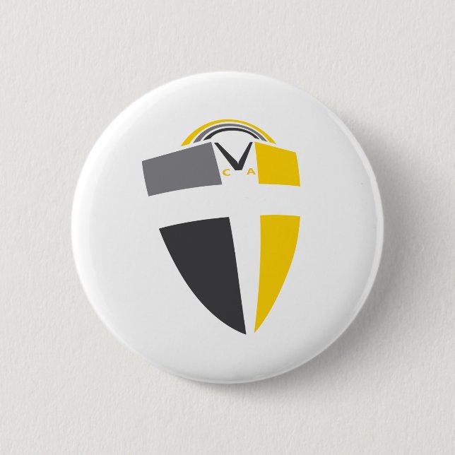 vca logo 2000x2000 6 cm round badge (Front)
