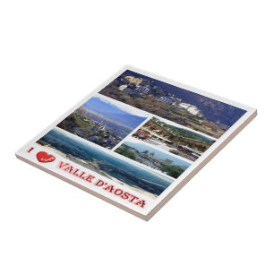 VDA006 VALLE D'AOSTA I Love, Mosaic, Ceramic Tile