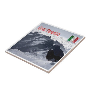 VDA035 GRAN PARADISO, the Peaks, Italy, Ceramic Tile