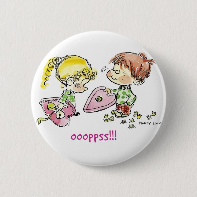 VDA-003 Chocolates 6 Cm Round Badge (Front)