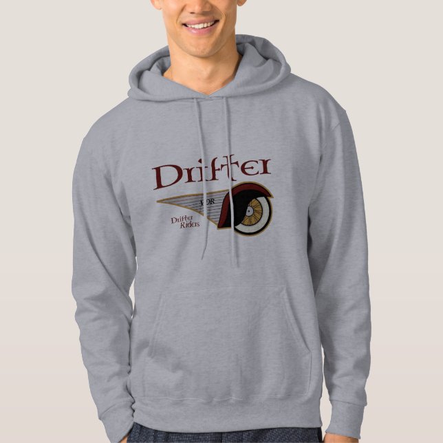 VDR Pull Over Front Wing Logo Hoodie (Light) (Front)