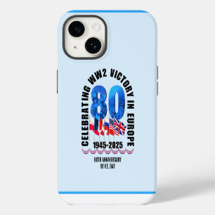 VE DAY 80th Anniversary Victory in Europe WW2 iPhone 14 Case