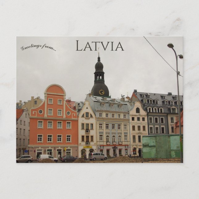 Vecriga Riga Latvia Postcard (Front)