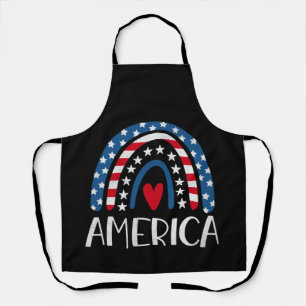 Vector 4th july american independence day (1) apron