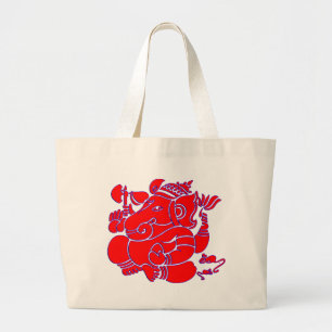 Vector Abstract Lord Pitambara Large Tote Bag