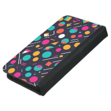 Vector Art Wallet Case: Crisp Lines, Bold Colours,