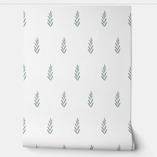 vector botanical simple pattern with plants wallpaper