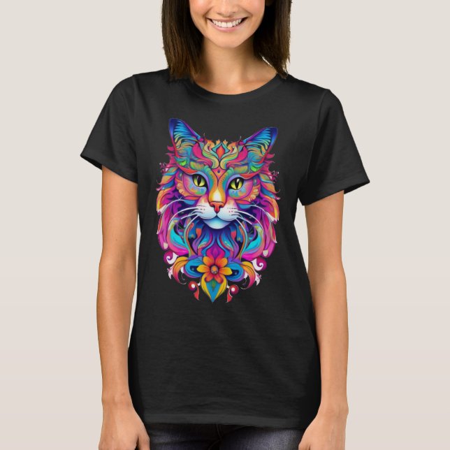 Vector Cat T-Shirt (Front)