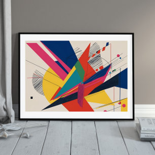 Vector Collision Poster