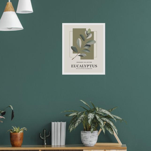 Vector Eucalyptus Greenery Collection Wall Art (Living Room 1)