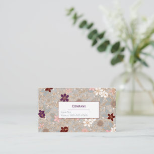 Vector Floral Business Card