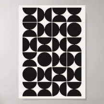 Vector geometric pattern poster