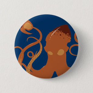 Vector Giant Squid Button