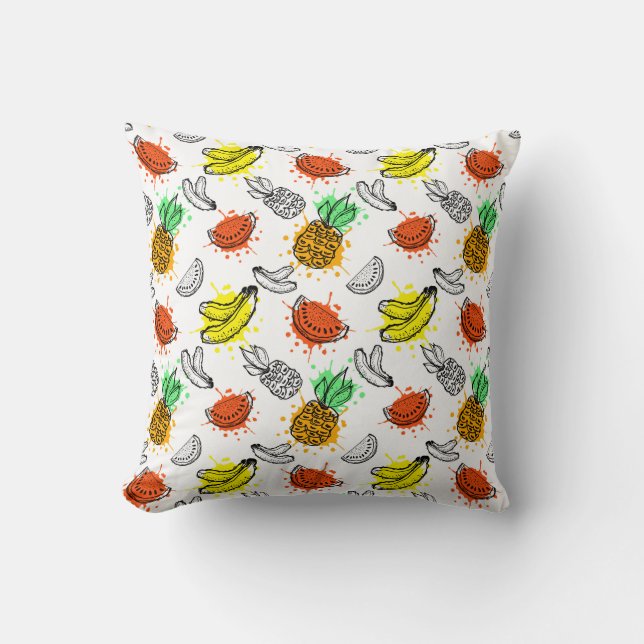 Vector Graphic Seamless Pattern Cushion (Front)