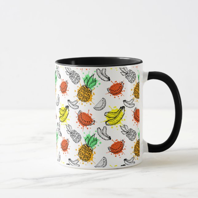 Vector Graphic Seamless Pattern Mug (Right)