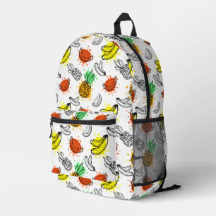 Vector Graphic Seamless Pattern Printed Backpack