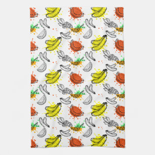 Vector Graphic Seamless Pattern Tea Towel