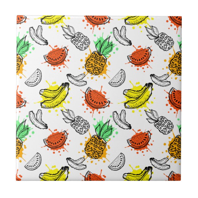 Vector Graphic Seamless Pattern Tile (Front)