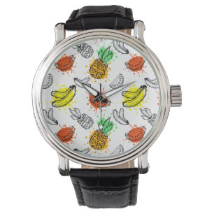 Vector Graphic Seamless Pattern Watch