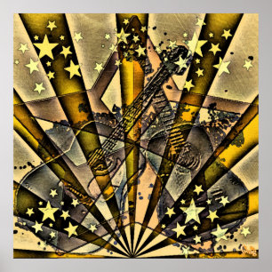 Vector Guitars Poster