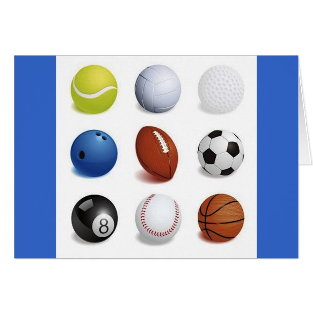 Vector Illustration of Sport Balls (Front Horizontal)