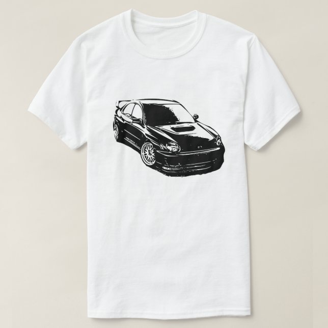 Vector Image of Subaru Impreza WRX Sti T-Shirt (Design Front)