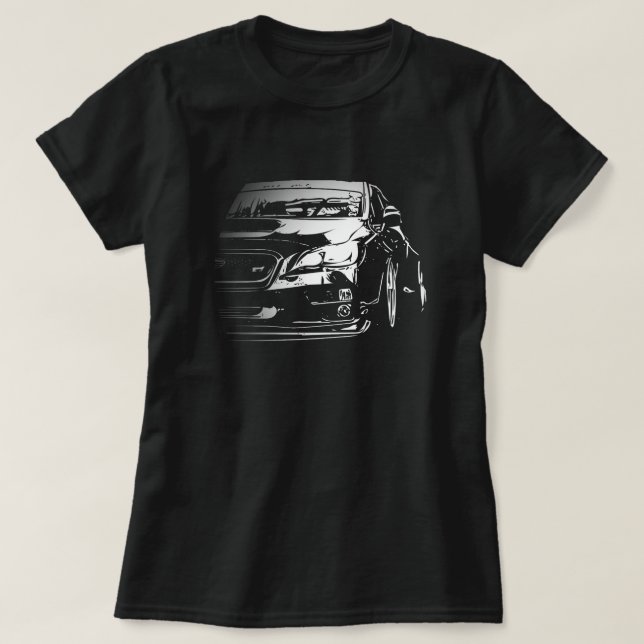 Vector Image Subaru Impreza Wrx Sti T-Shirt (Design Front)