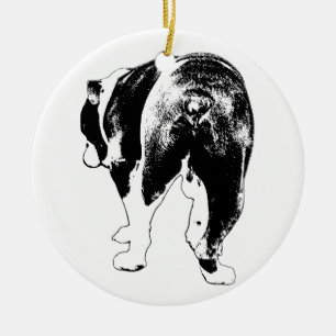 Vector Keepsake, Bulldog Tradition Ceramic Ornament