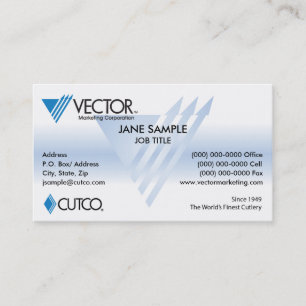Vector Marketing Business Card