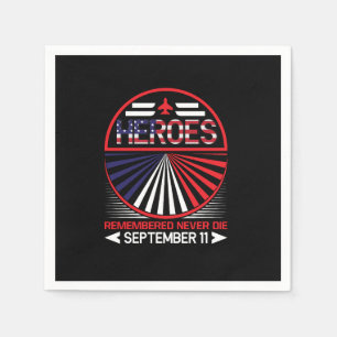 Vector patriot day vector typography design napkin