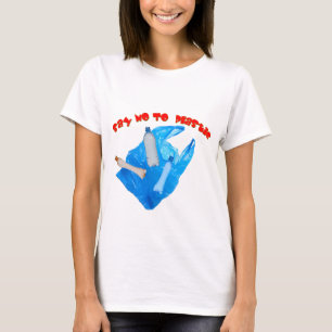 Vector say no to plastic T-Shirt