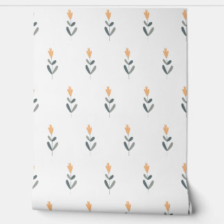 vector seamless botanical pattern with little flow wallpaper