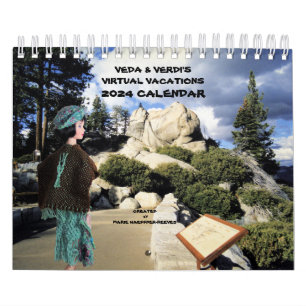 VEDA & VERDI'S VIRTUAL VACATIONS 2024 CALENDAR