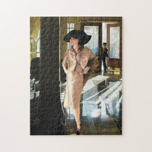 VEDAS VIRTUAL VACATION, Driskill Hotel2, Austin TX Jigsaw Puzzle