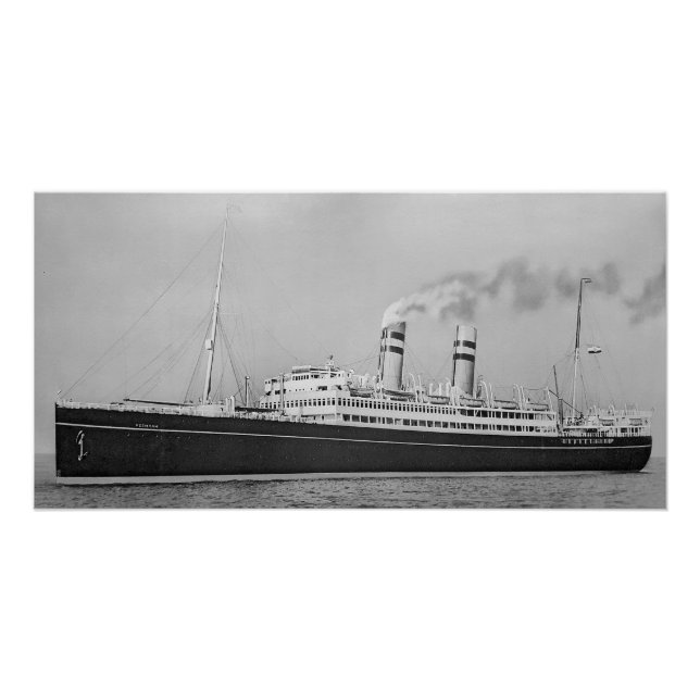 Veendam Dutch Ship Poster (Front)