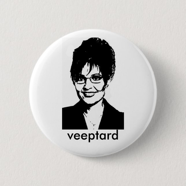 veeptard, veeptard 6 cm round badge (Front)