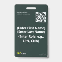 VeeShift ID Badge