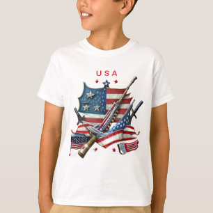 veeterans day shirt for usa kids 