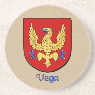 Vega Heraldic Shield Coaster
