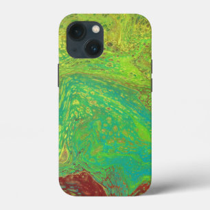 Vegabond Dreams 1 Unique Green Abstract Phone Case