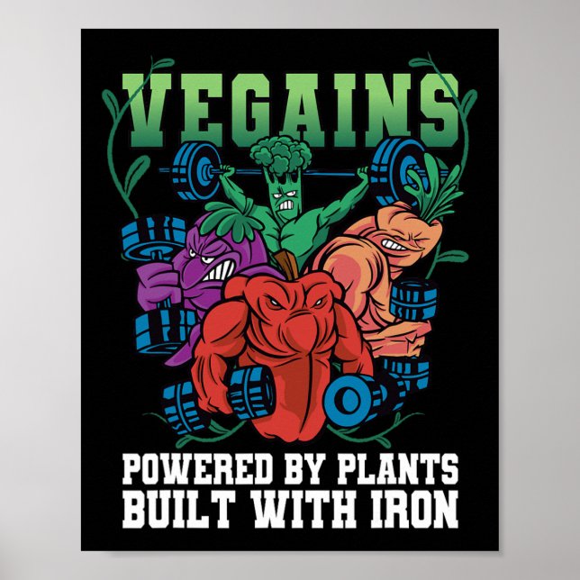 Vegains Powered  Poster (Front)